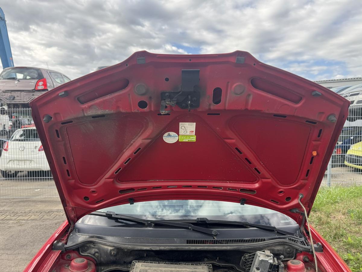 Seat Ibiza 6L original Motorhaube LS3H Emocion Rot Bj.2006
